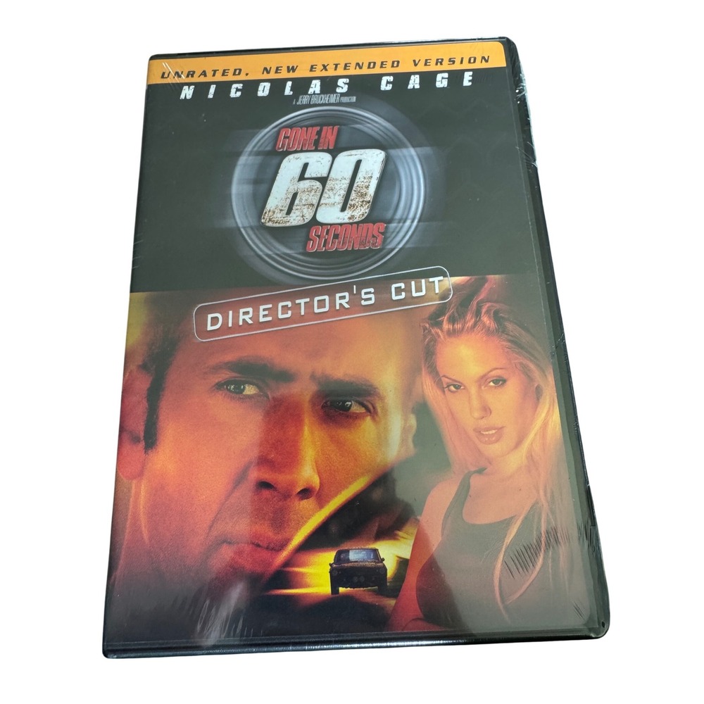 Gone in 60 Seconds DVD Director's Cut Unrated Extended Nicolas Cage Angelina